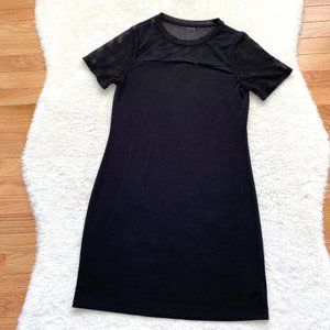 Michal Kors NWOT Women's Short Sleeve Shift Dress, Black, Size S